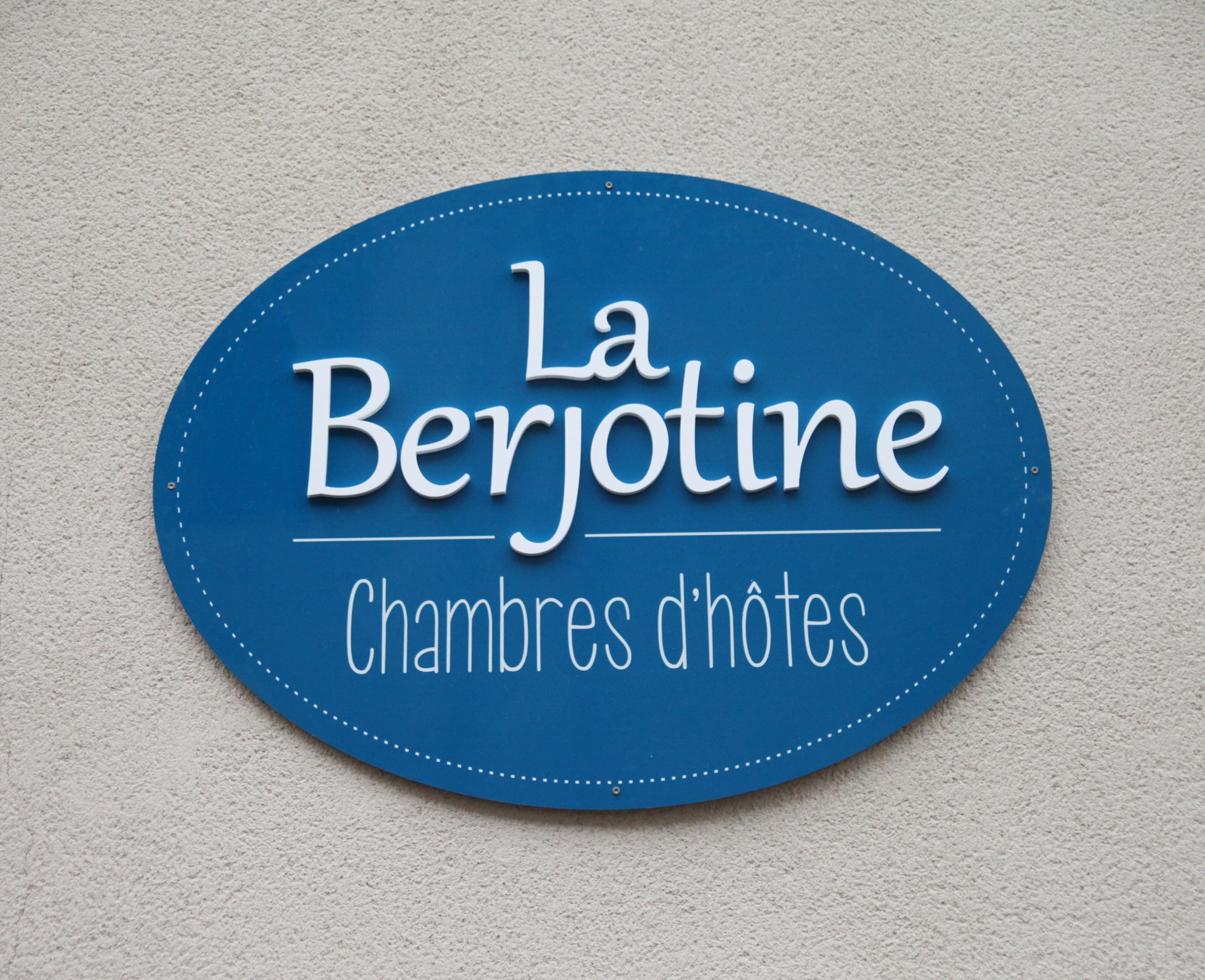 L'enseigne de La Berjotine
